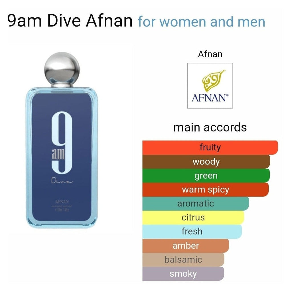 9am Dive Afnan Perfumes 100ml - Perfume South Africa