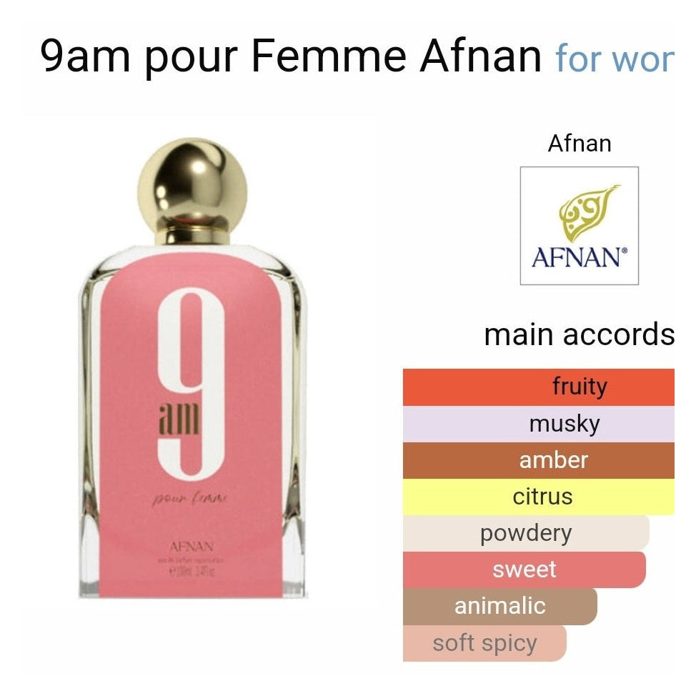 9am pour Femme Afnan Perfumes - Perfume South Africa