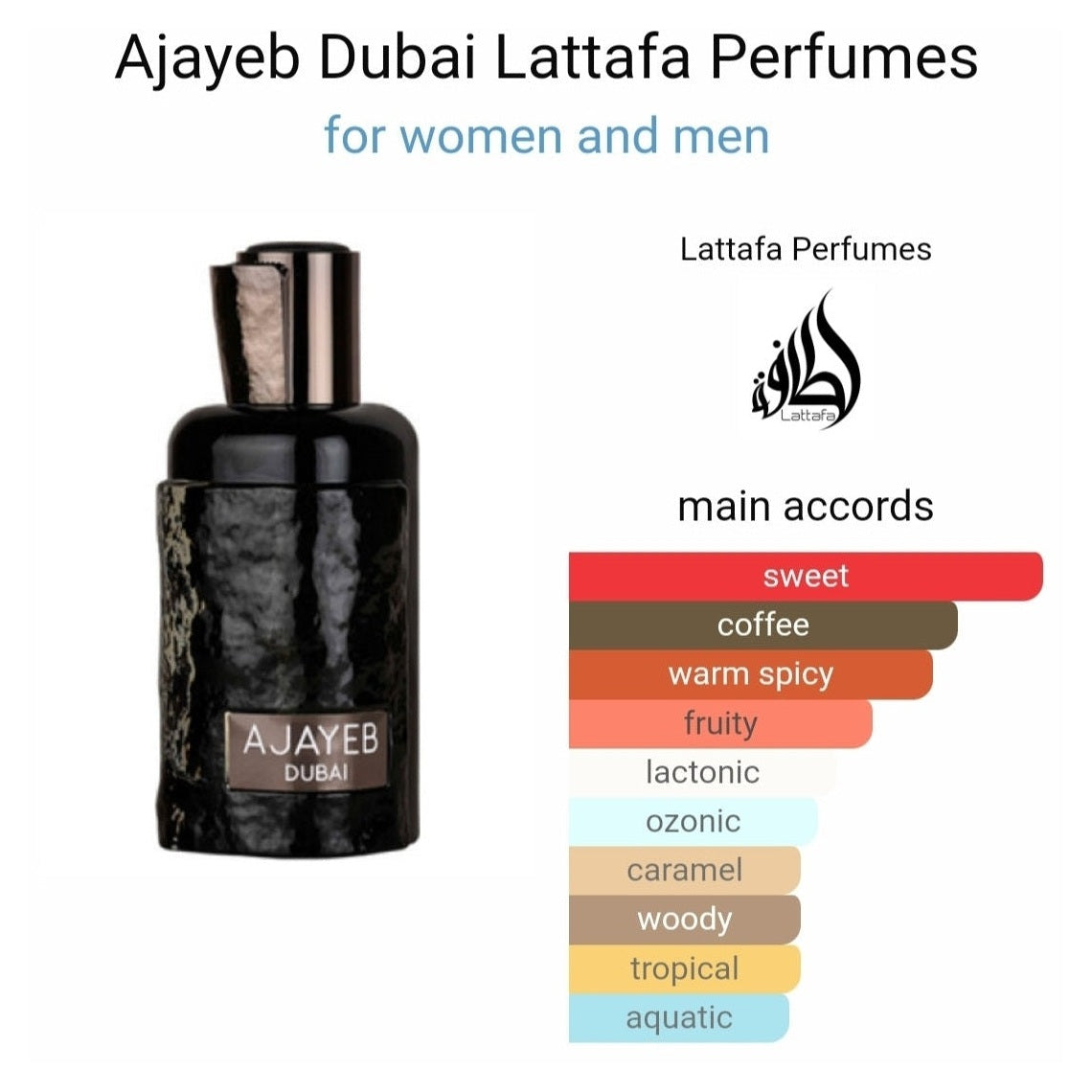 Ajayeb Dubai Lataffa Perfumes EDP 100ml - Perfume South Africa