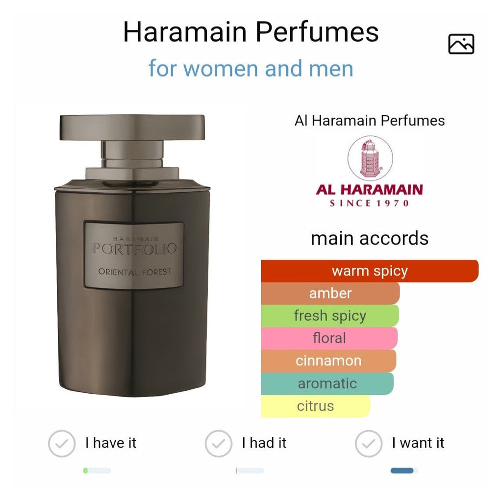 Al Haramain Portfolio Oriental Forest edp 75ml - Perfume South Africa