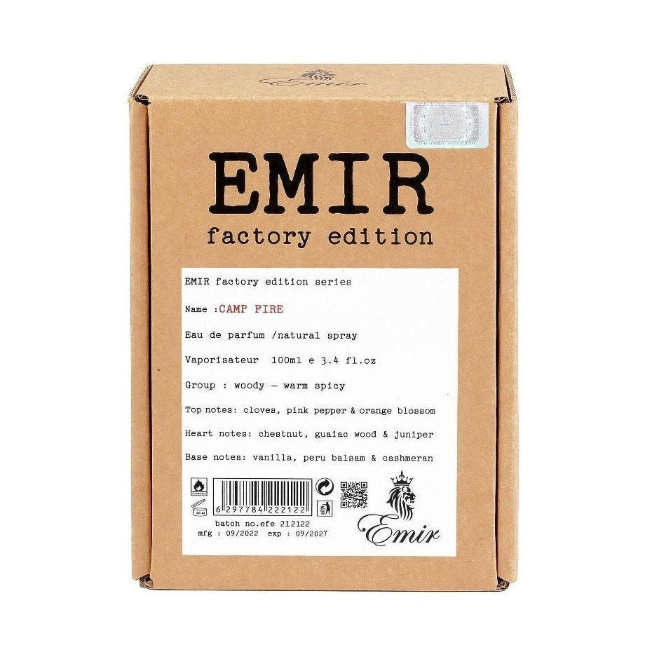 Camp Fire Emir Factory Edition EDP 100ml - Perfume South Africa
