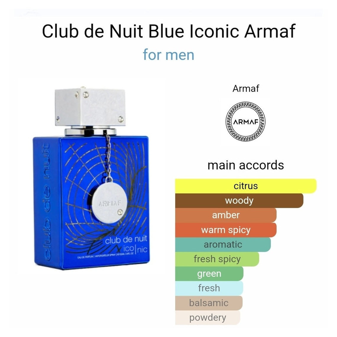 Club de Nuit Iconic Armaf Perfumes - Perfume South Africa