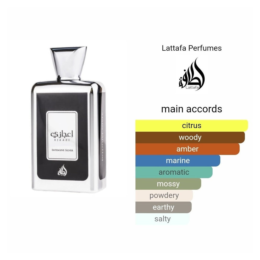 Ejaazi Intensive Silver Lattafa - Perfume South Africa