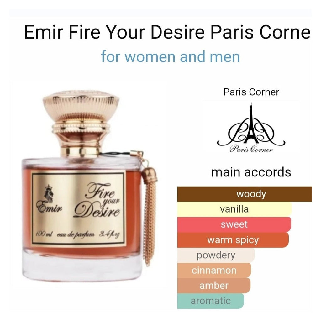 Fire Your Desire Emir Perfumes 100ml - Perfume South Africa