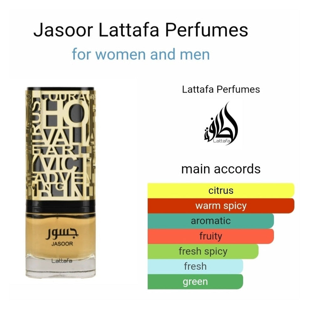 Jasoor Lattafa Perfumes EDP 100ml - Perfume South Africa