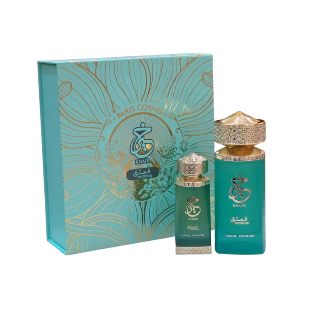 KHAIR PISTACHIO COMBO EDP 100ML PARFUM & 25ML CONCENTRATED OIL - Perfume South Africa