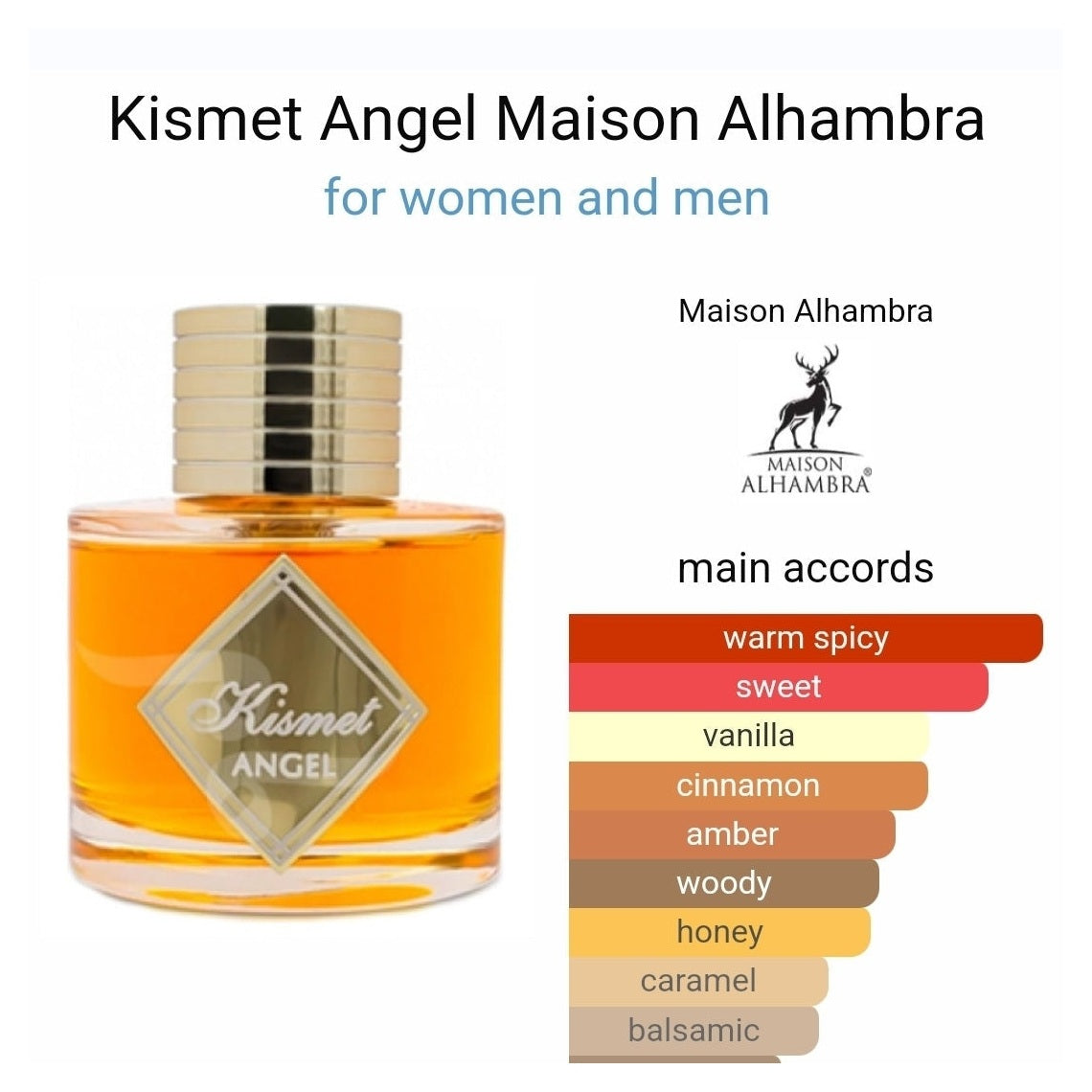 Kismet Angel Maison Alhambra 100ml - Perfume South Africa