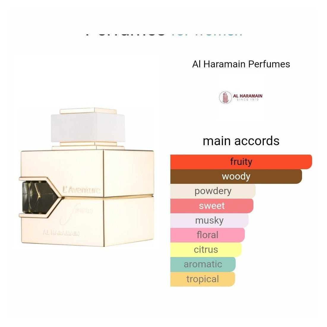 L'Aventure Femme Al Haramain Perfumes - Perfume South Africa