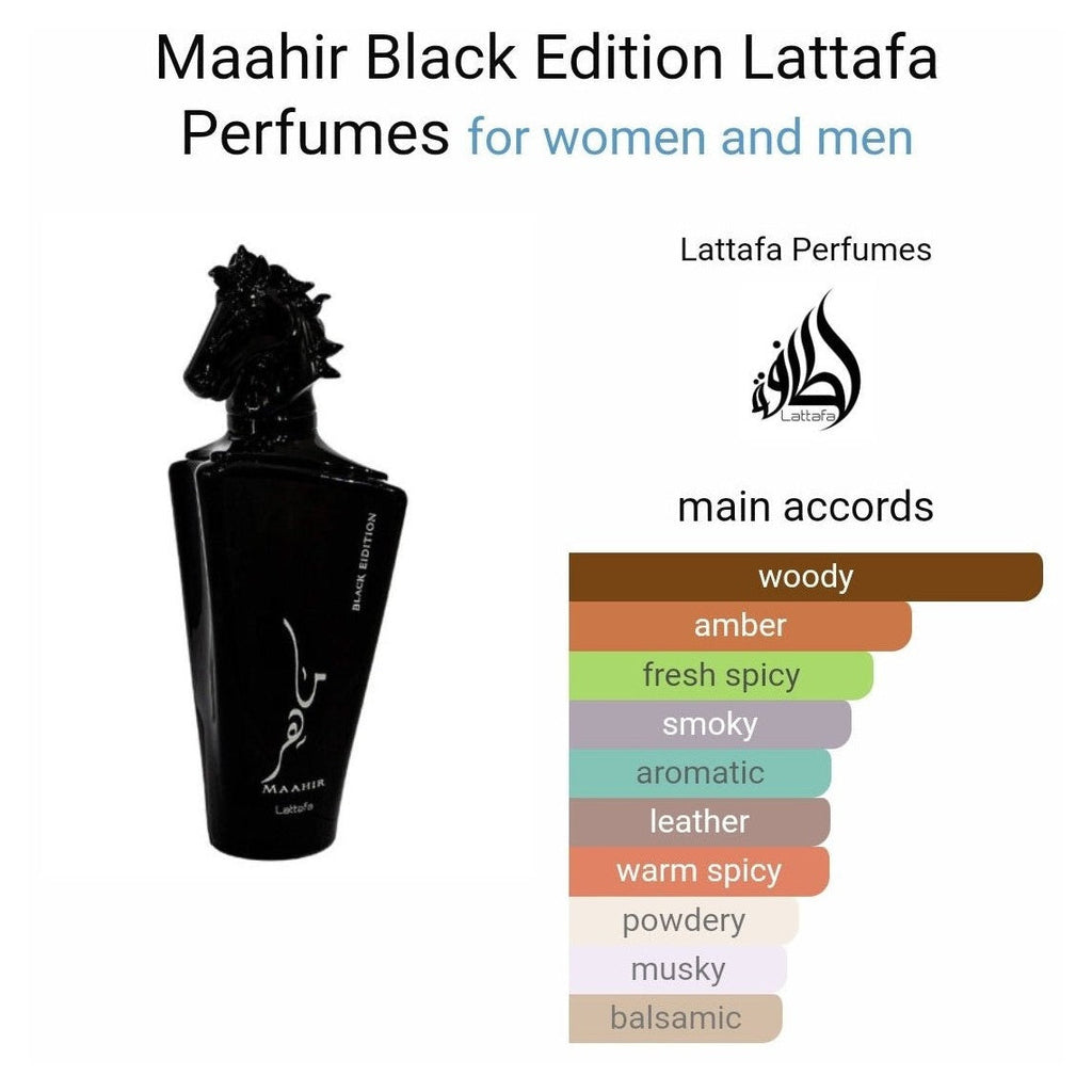Maahir Black Edition Lattafa Perfumes - Perfume South Africa