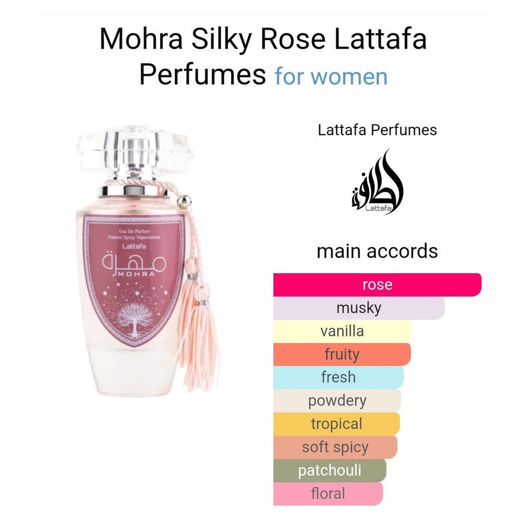 Mohra Silky Rose Lattafa Perfumes - Perfume South Africa