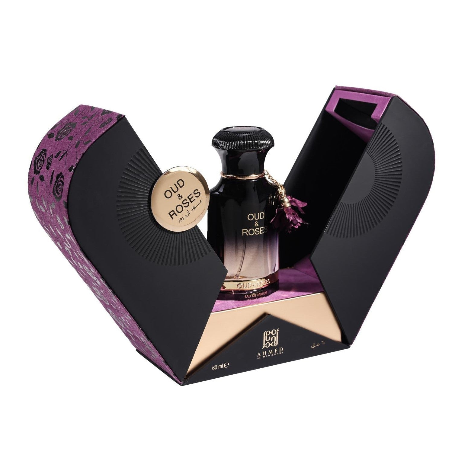 Oud & Roses Eau De Parfum 60- Ahmed Al Maghribi - Perfume South Africa