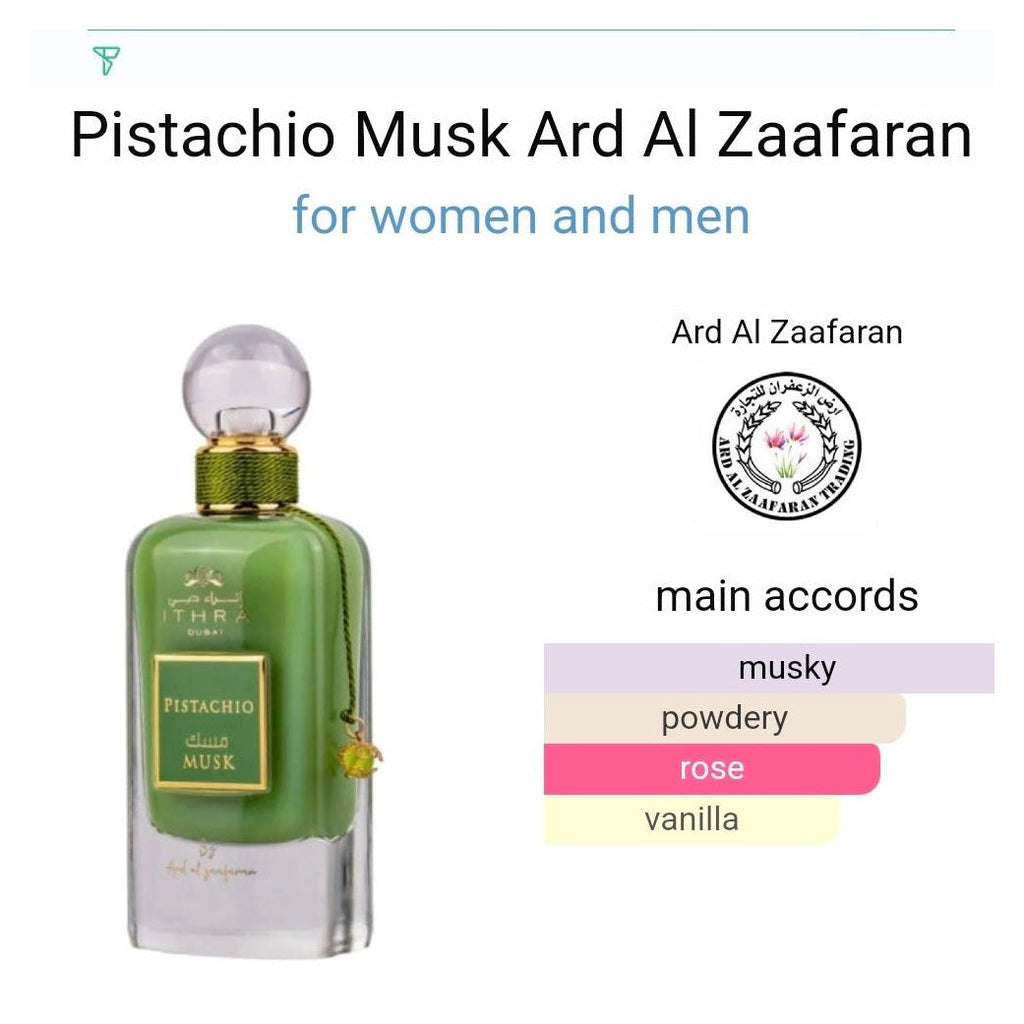 Pistachio Musk Ard Al Zaafaran - Perfume South Africa