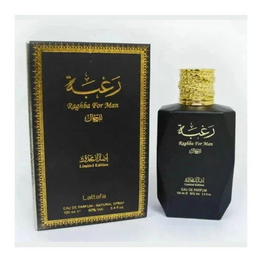 Raghba For Men Lattafa Perfumes - Perfume South Africa