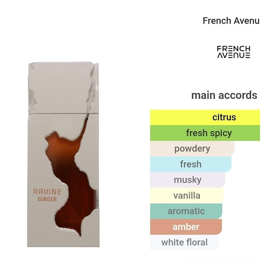 Ravine Ginger Eau De Parfum 100ml - French Avenue - Perfume South Africa