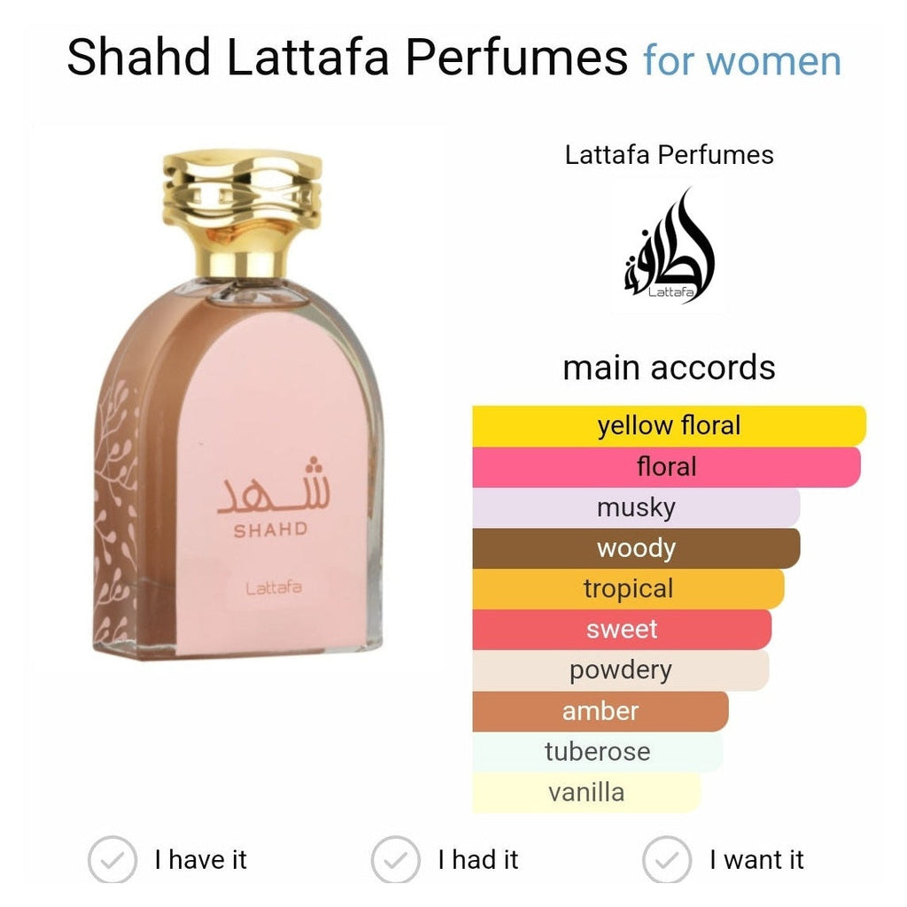 Shahd lattafa 100ml - Perfume South Africa