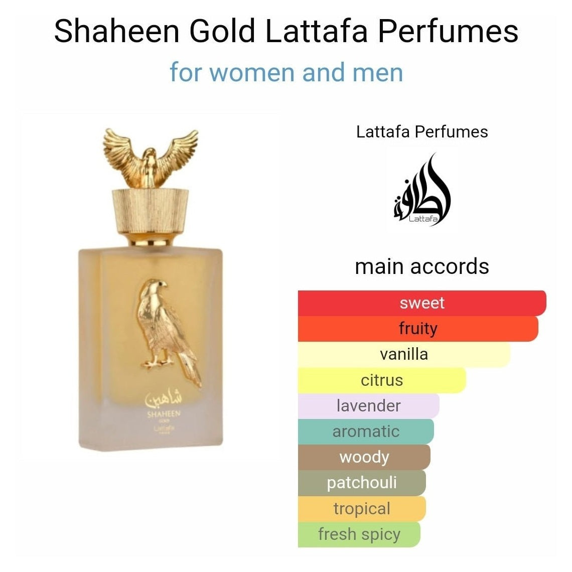 Shaheen Gold Lattafa Perfumes - Perfume South Africa