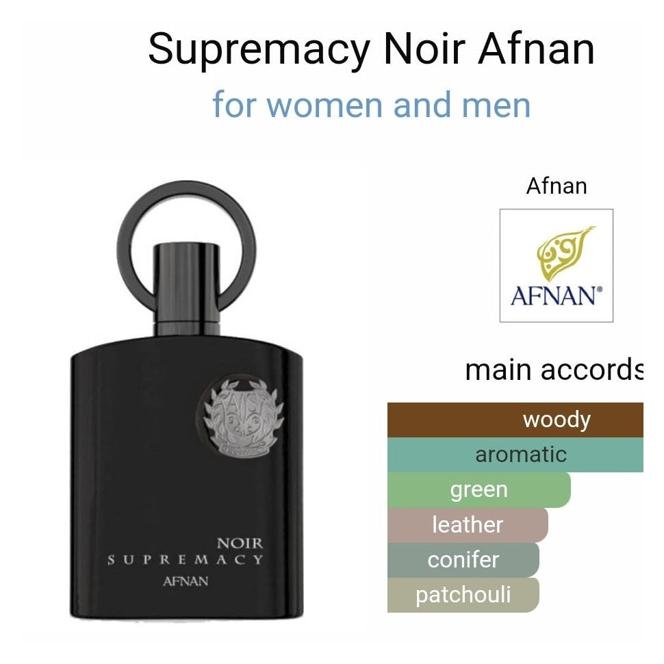 Supremacy Noir Afnan Perfumes - Perfume South Africa