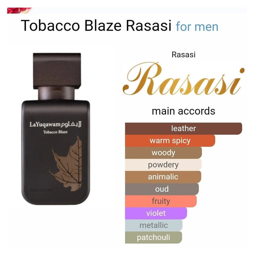 Tobacco Blaze Rasasi perfumes 100ml - Perfume South Africa