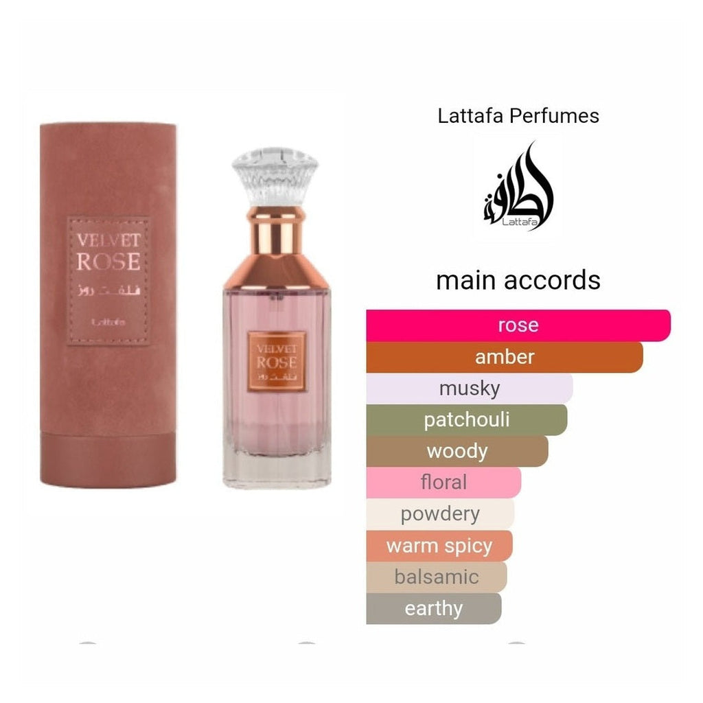 Velvet Rose Lattafa Perfumes - Perfume South Africa