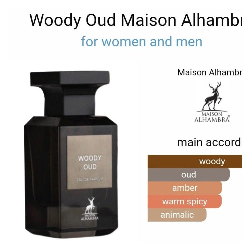 Woody Oud Maison Alhambra EDP 80ml - Perfume South Africa